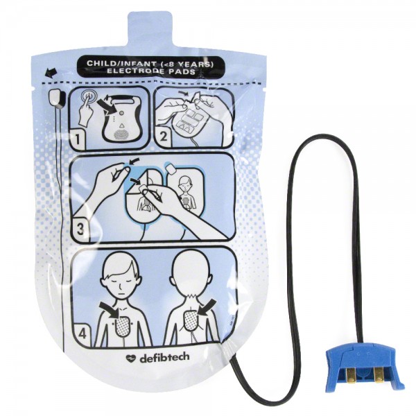 ΑΥΤΟΚΟΛΛΗΤΑ ΗΛΕΚΤΡΟΔΙΑ Defibtech Lifeline and Lifeline Auto pediatric electrode Pads (παιδιατρικά)