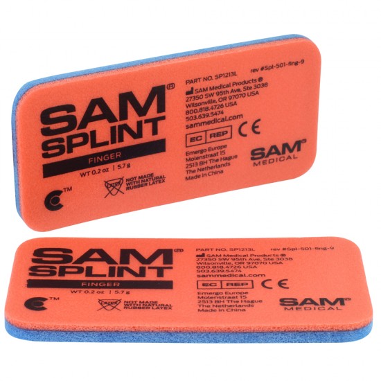 SAM SPLINT Σετ 5 τεμαχίων Εύπλαστων Ναρθήκων Ακινητοποίησης