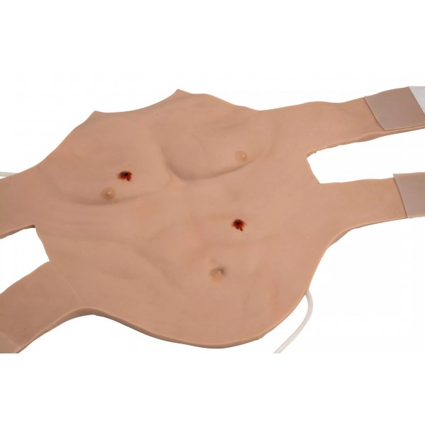 Chest Skin with Gunshot Wounds – Δέρμα Θώρακα με Τραύματα από Πυροβολισμό για Εφαρμογή