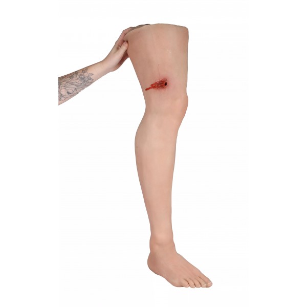 Leg with Gunshot Wound Task Trainer – Εκπαιδευτικό Μοντέλο Ποδιού με Τραύμα από Πυροβολισμό