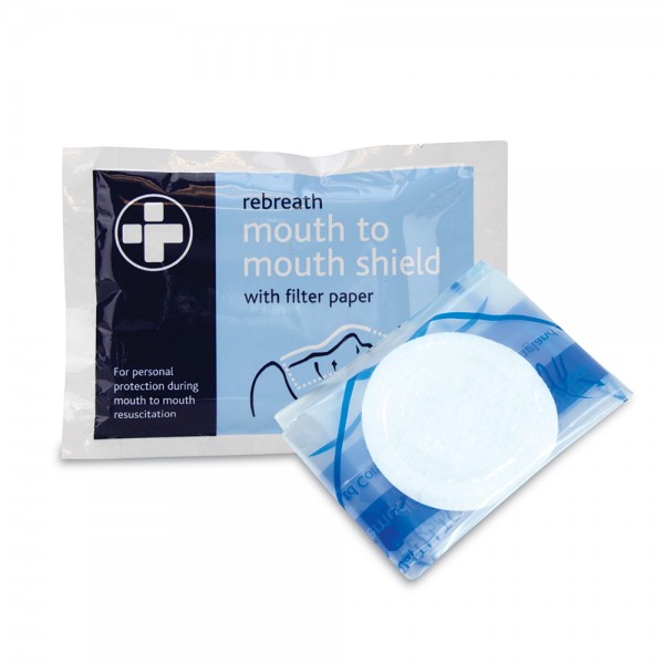 RELIANCE MEDICAL CPR Rebreath Shield Μάσκα Ανάνηψης - Τεχνητής Αναπνοής μιας χρήσης σε Φακελάκι