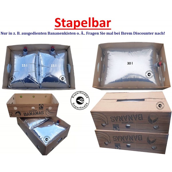 Ειδικά σακουλάκια αλουμινίου (MYLAR) διάστασης 10τμχ Χ 15 λίτρα της Γερμανικής Superfind24 (σετ 10 τεμαχίων)