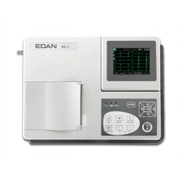  EDAN SE-3 COLOUR ECG - 3 channel with monitor and interpretation