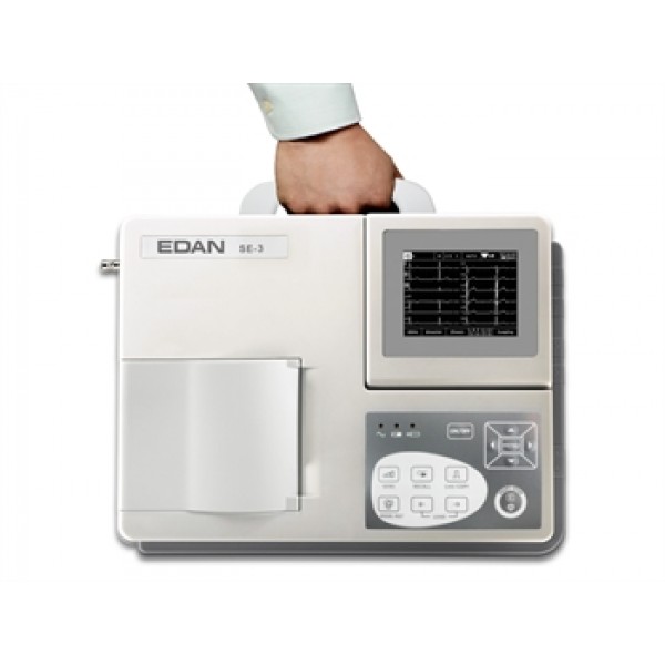  EDAN SE-3 COLOUR ECG - 3 channel with monitor and interpretation