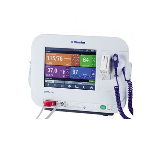 Riester RVS-100 blood pressure monitor with oximeter and thermometer