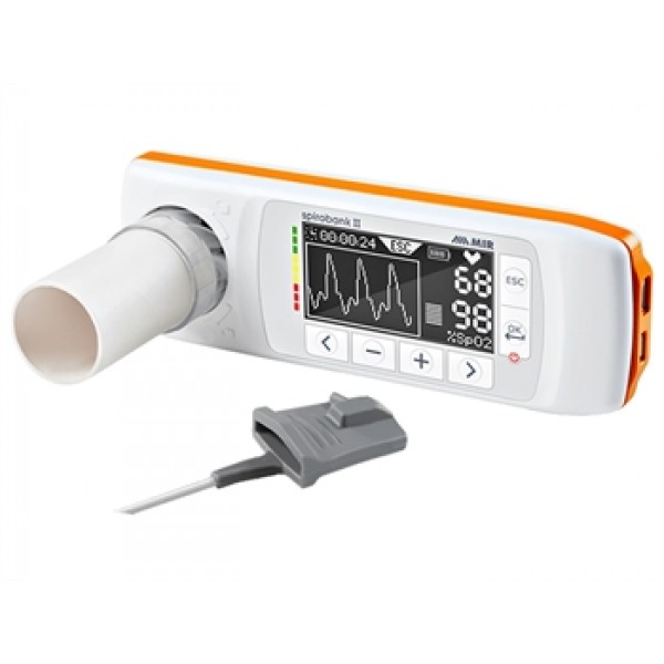 MIR Spirobank II Advanced Plus with 1 multi-use tourbine and oximetry