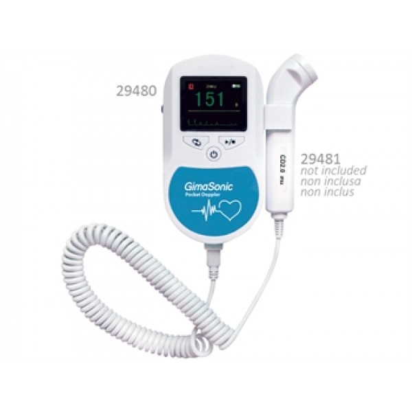  GIMASONIC POCKET DOPPLER WITH COLOUR DISPLAY without probe