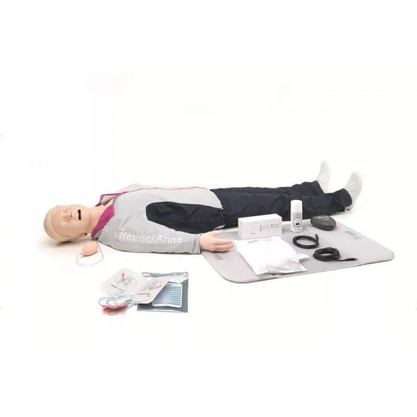 Resusci Anne QCPR Ολόσωμο Προπλάσμα με Κεφαλή Διαχείρισης Αεραγωγού & Υποστήριξη AED