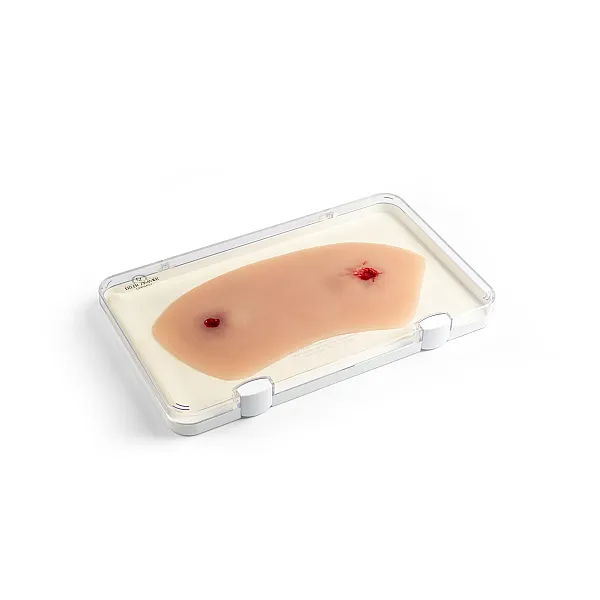 Wound Moulage "Shot Ankle Joint" – Προσομοίωση Τραύματος από Πυροβολισμό στην Άρθρωση του Αστραγάλου
