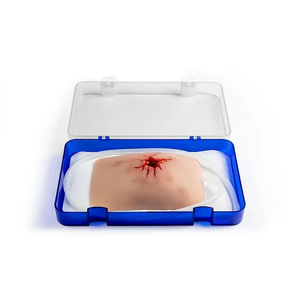 Wound Moulage "Shot Groin, Wound Packing" – Προσομοίωση Τραύματος από Πυροβολισμό στη Βουβωνική Περιοχή με Δυνατότητα Επικάλυψης Τραύματος