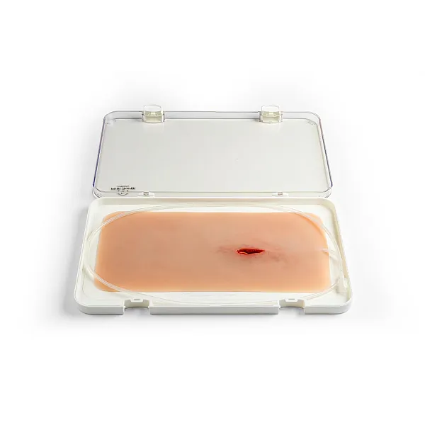 Wound Moulage "Stab Wound with Bleeding Function" – Προσομοίωση Τραύματος από Μαχαίρι με Λειτουργία Αιμορραγίας