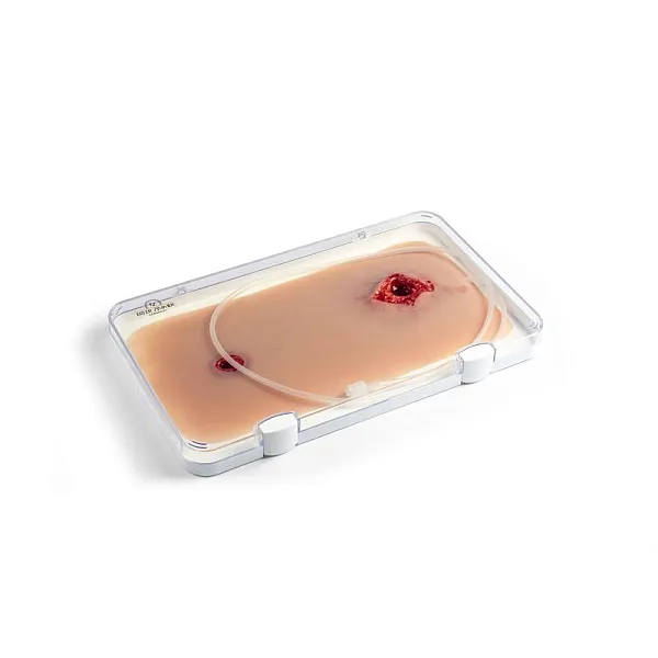 Wound Moulage – Τραύμα από Σφαίρα στο Πόδι με Λειτουργία Αιμορραγίας