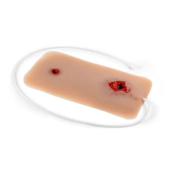 Wound Moulage – Τραύμα από Σφαίρα στο Πόδι με Λειτουργία Αιμορραγίας