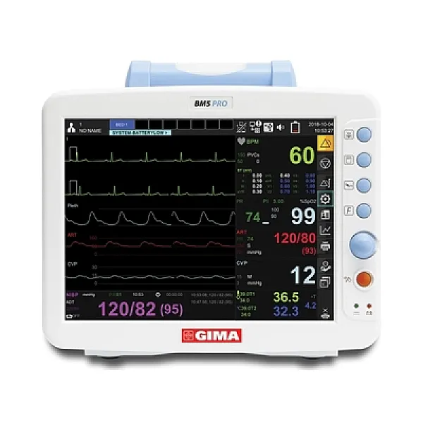 GIMA BM5 PRO MULTIPARAMETER MONITOR with Touch Screen - 7 ch ECG