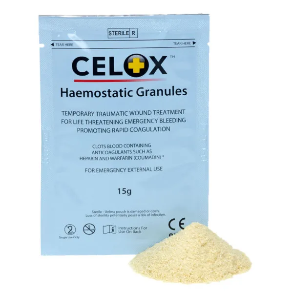 Celox Αιμοστατικό Βοήθημα σε Φακελάκι 15gr