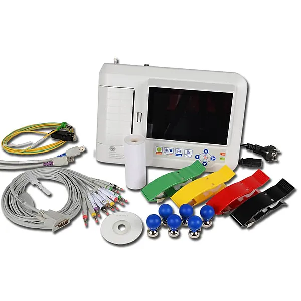 Εξακάναλος καρδιογράφος με monitor Contec ECG 600G Εξακάναλος καρδιογράφος με monitor Contec ECG 600G