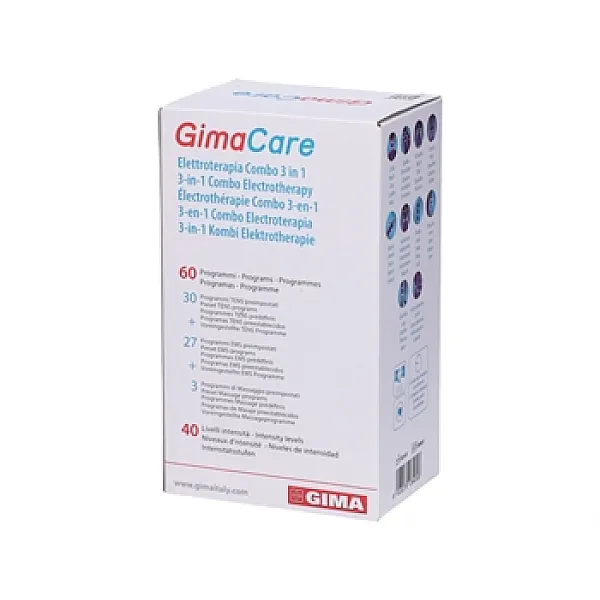  GIMA-CARE TENS/EMS - 2 channels - 60 programmes